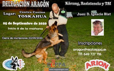 Abierta Inscripciones Delegación Aragón Körung-AD-TSI